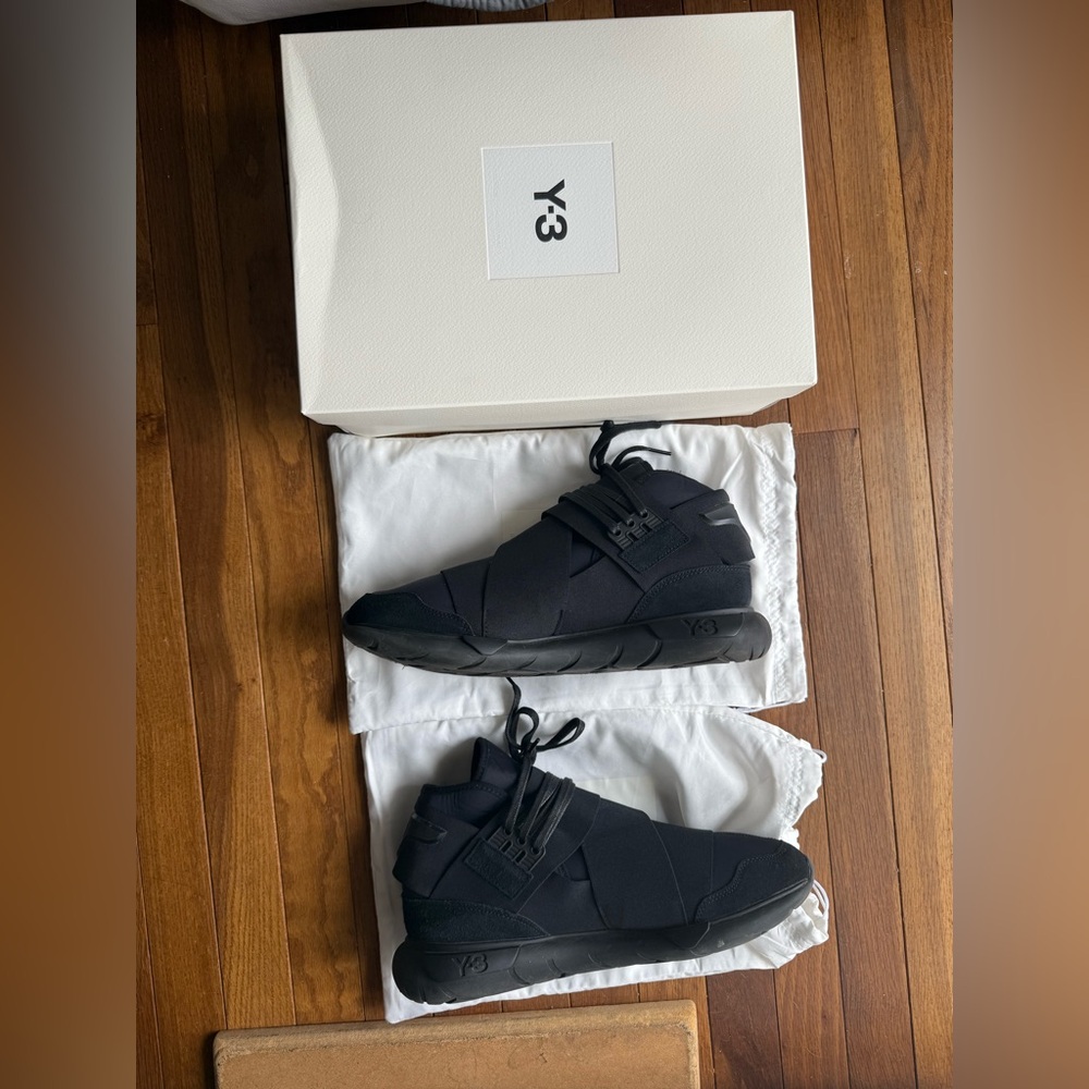 Adidas Y-3 Qasa High Triple Black